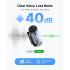 BOYA mini 2-05 Wireless Lavalier Microphone for iPhone 15-17/Android,Noise Cancellation,App Control, 48kHz/24-Bit, 30H Battery Mini Mic for Video Recording Interview Vlog(1TX + USB-C RX + Charging Case)